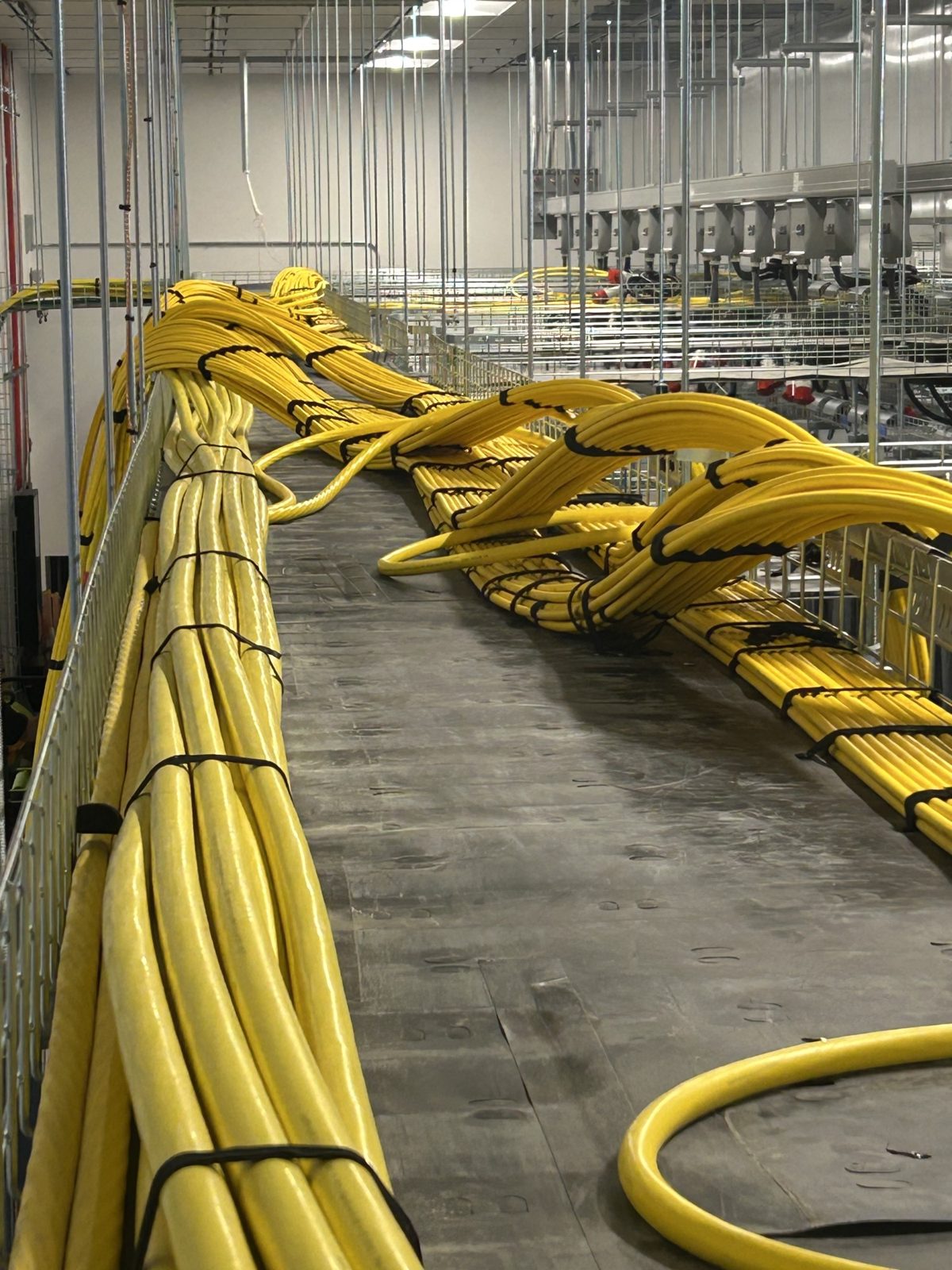 Fiber through the hall