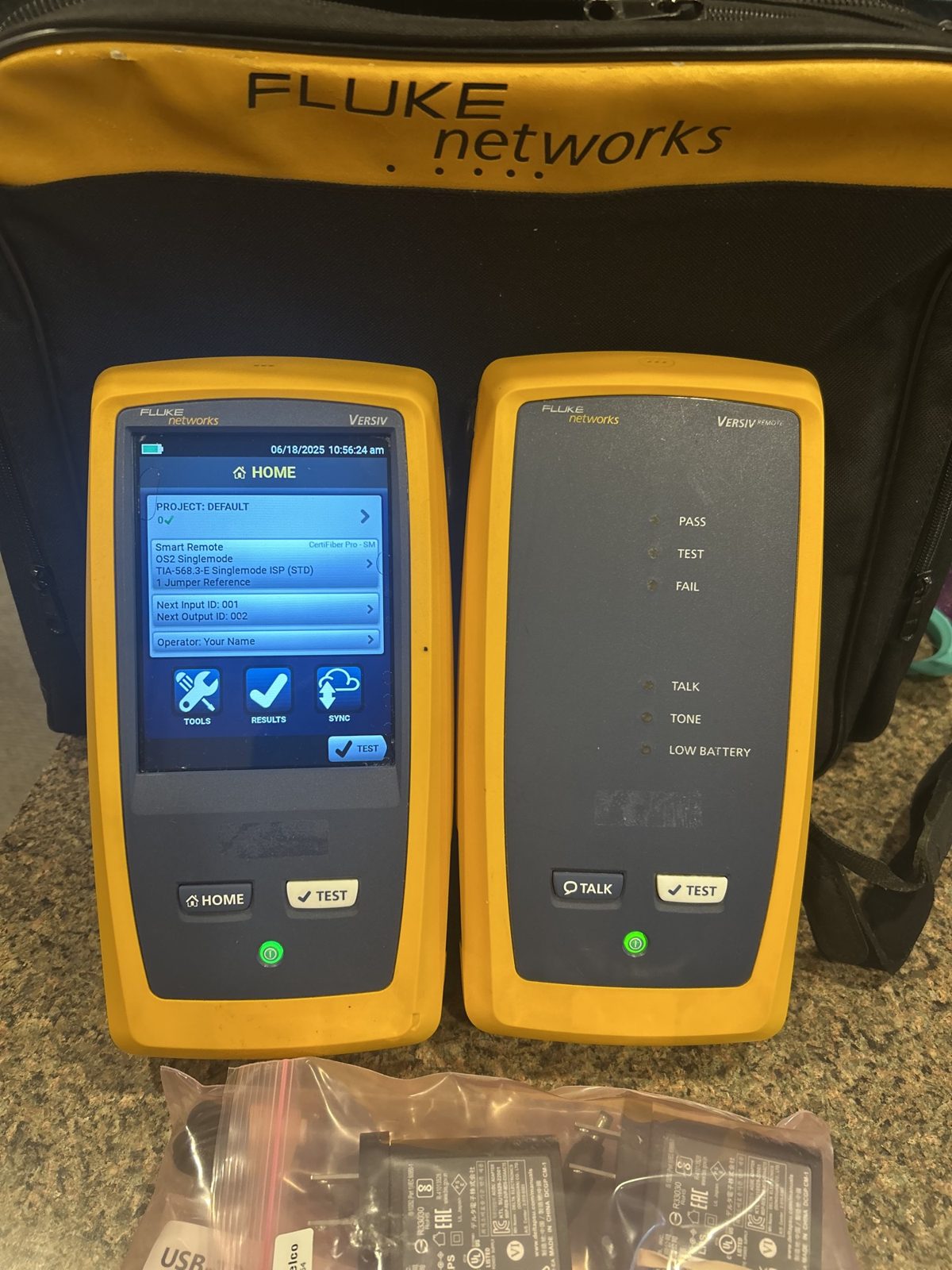Fluke test set